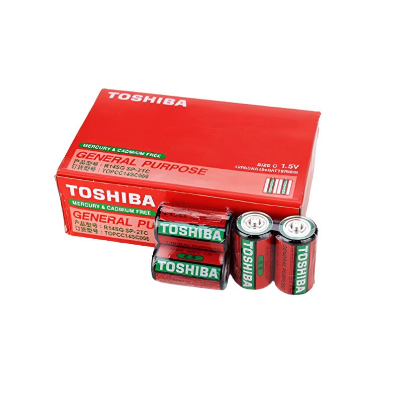 Toshiba C Size R14SG x 2 General Purpose Batteries