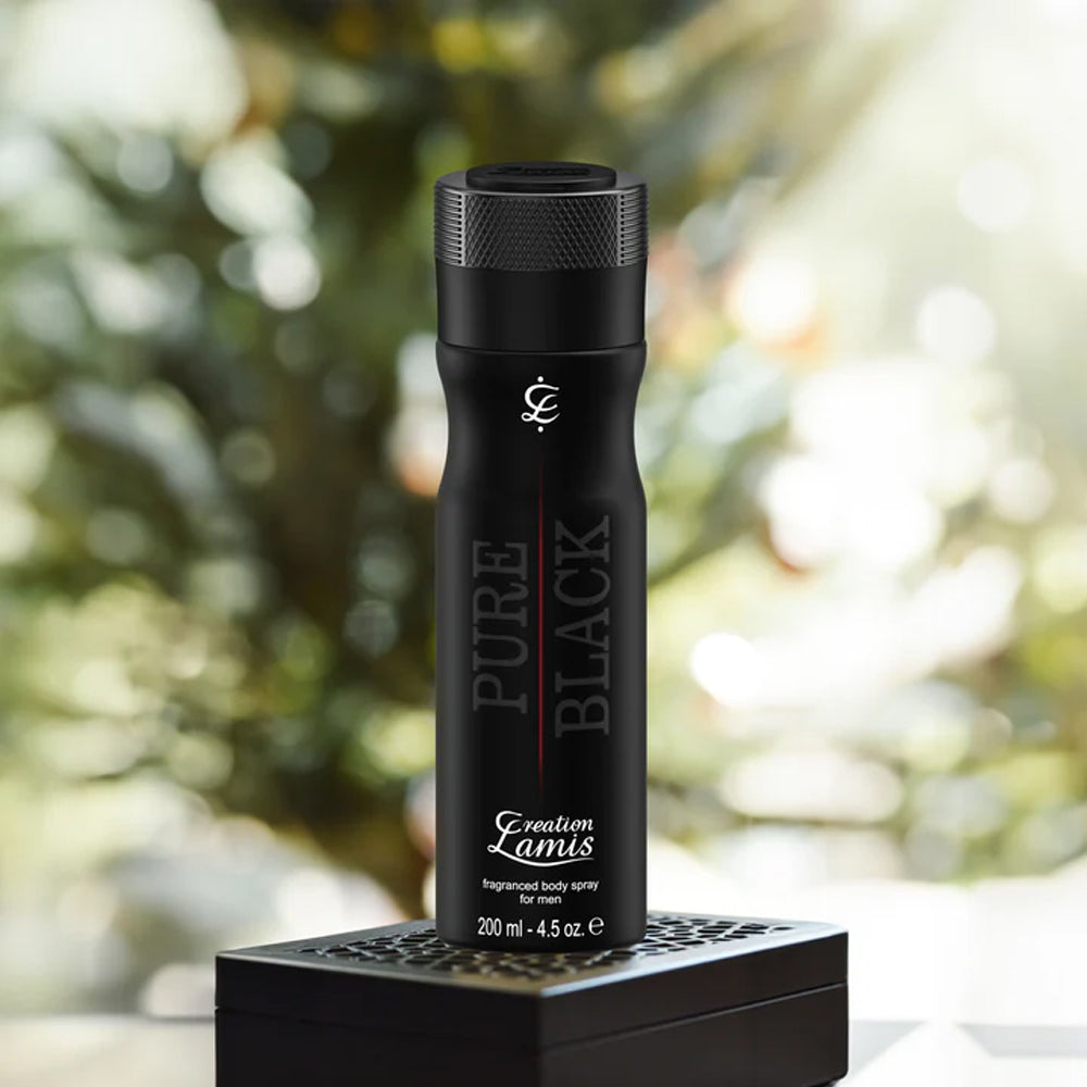 Pure Black Body Spray Creation Lamis
