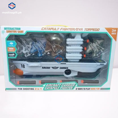 Interaction Shooting Aircraft Carrier Gun Set - HT-030 - Madina Gift