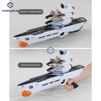 Interaction Shooting Aircraft Carrier Gun Set - HT-030 - Madina Gift