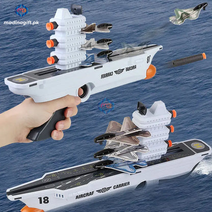 Interaction Shooting Aircraft Carrier Gun Set - HT-030 - Madina Gift