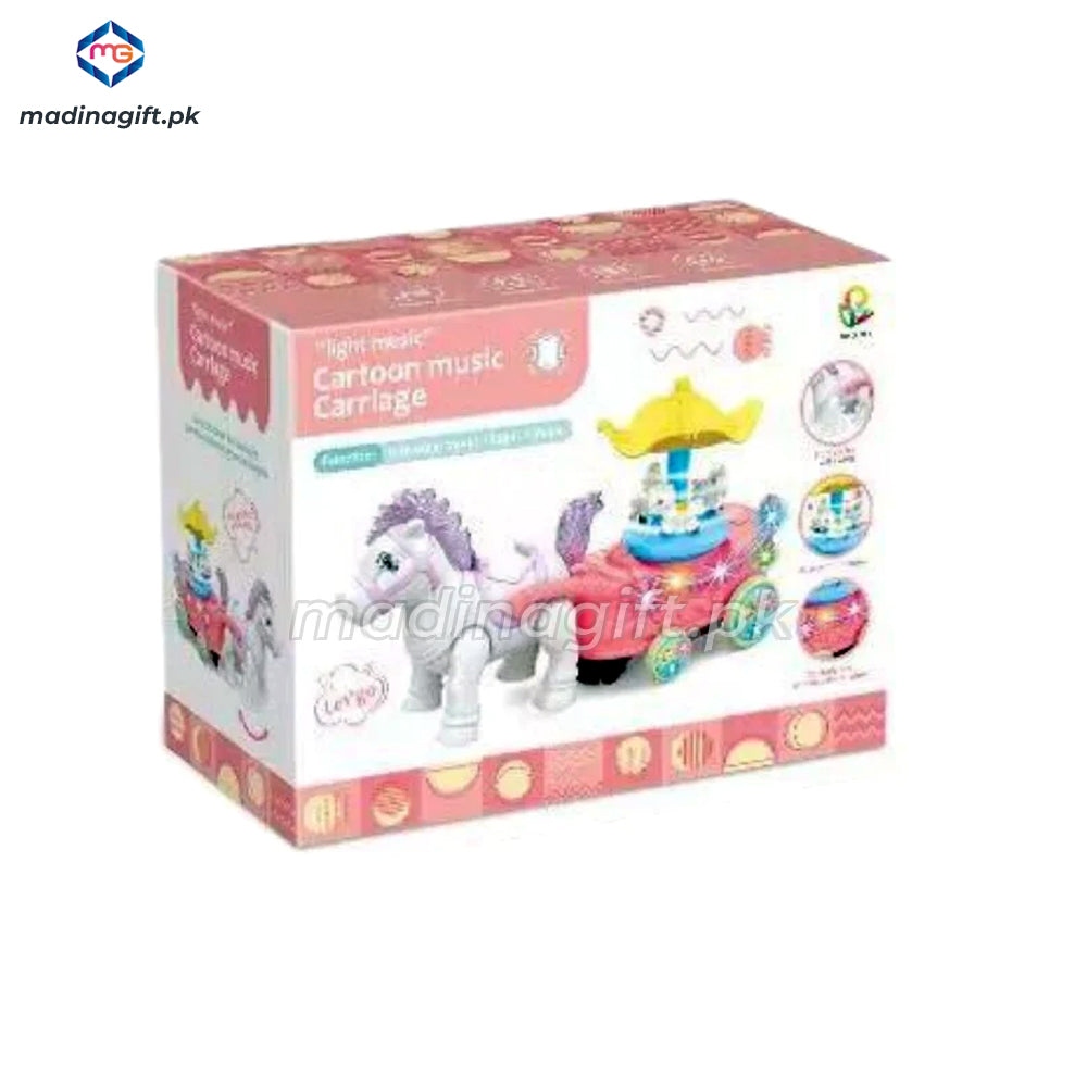 Cartoon Music Horse Carriage - 199 - Madina Gift