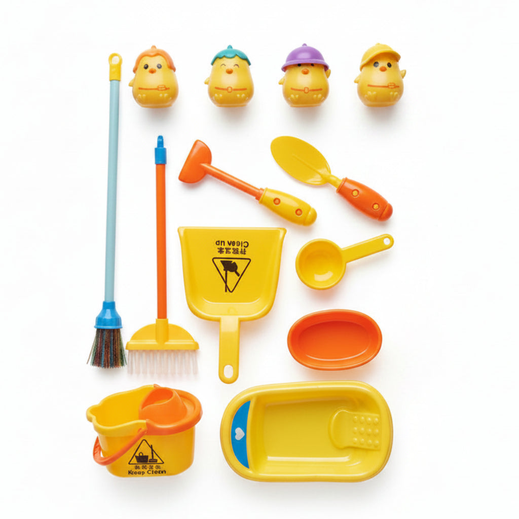 Chick Clean Up Cleaning Assistant Role Play Set 666-454 For Kids Online in Karachi Pakistan madinagift.pk