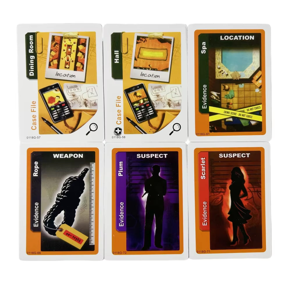 Cluedo Suspect Family Card Game 0118G Madina Gift