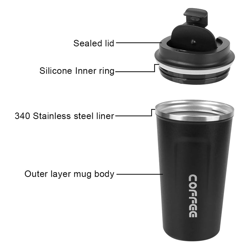 Stainless Steel Coffee Thermal Mug - Madina Gift