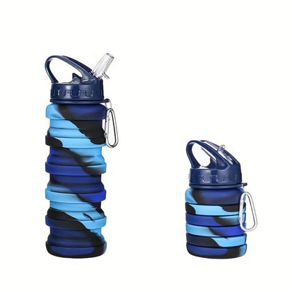 Collapsible BPA-Free Silicone Foldable Water Bottle - Madina Gift