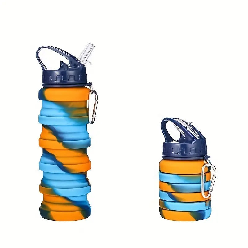 Collapsible BPA-Free Silicone Foldable Water Bottle - Madina Gift