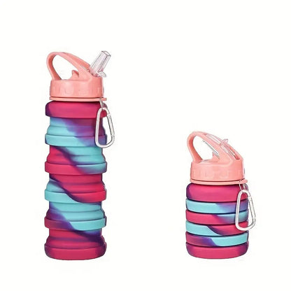 Collapsible BPA-Free Silicone Foldable Water Bottle - Madina Gift