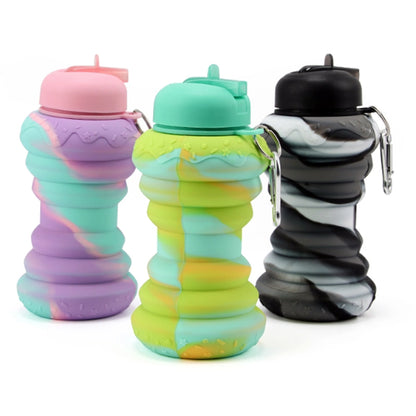 Donut Collapsible Water Bottle - 600 ML - Madina Gift