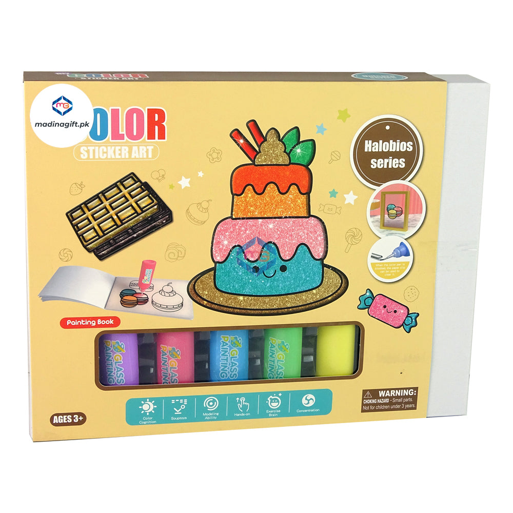 DIY Candy Window Stickers 8 Colors Glitters - LD6015 - Madina Gift