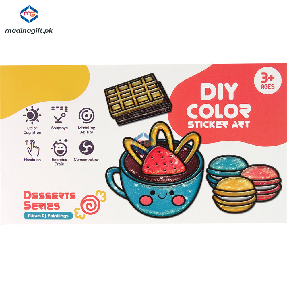 DIY Candy Window Stickers 8 Colors Glitters - LD6015 - Madina Gift