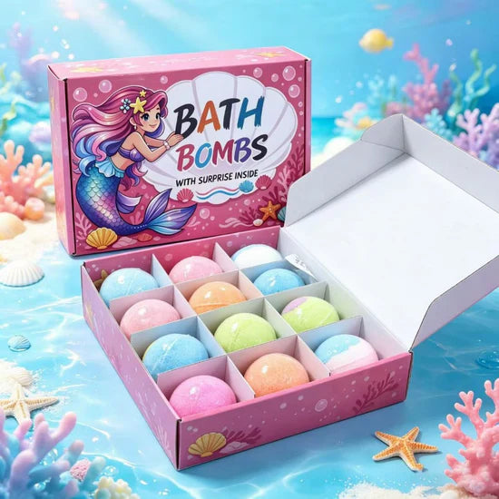 Colorful Mermaid Surprise Bath Bombs For Kids Online in Pakistan Madina Gift