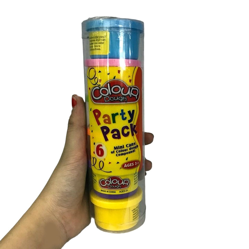 6609 Color Dough Modeling Clay Party Pack of 6 - Madina Gift - www.madinagift.pk