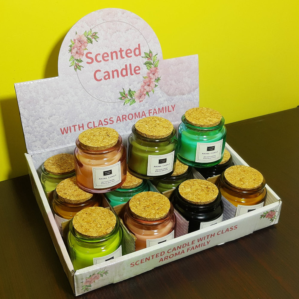 Cork Lid Scented Candles Home Fragrance Online in Karachi Pakistan Madina Gift