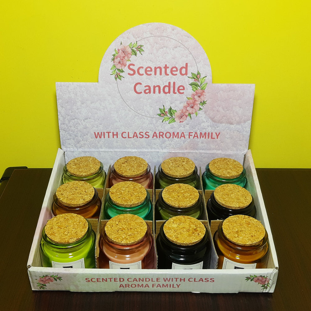 Cork Lid Scented Candles Home Fragrance Online in Karachi Pakistan Madina Gift