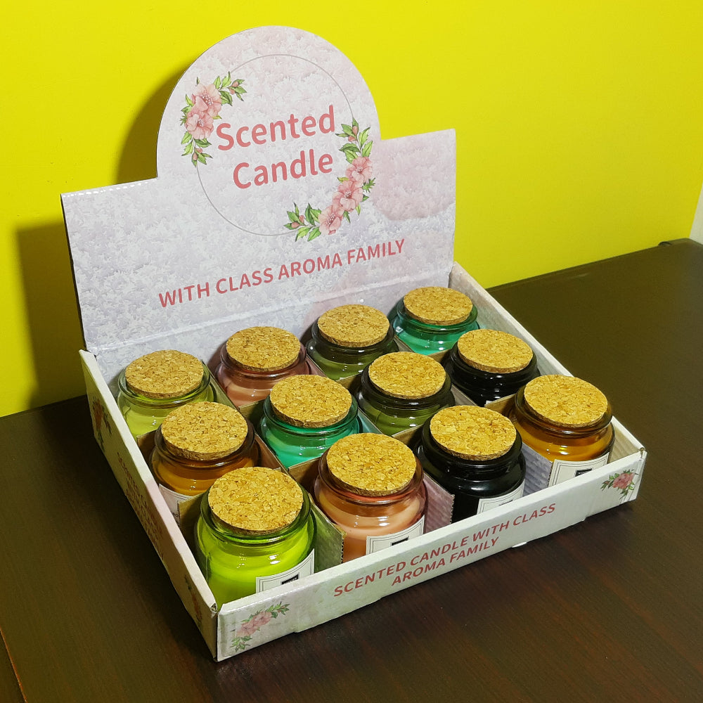 Cork Lid Scented Candles Home Fragrance Online in Karachi Pakistan Madina Gift
