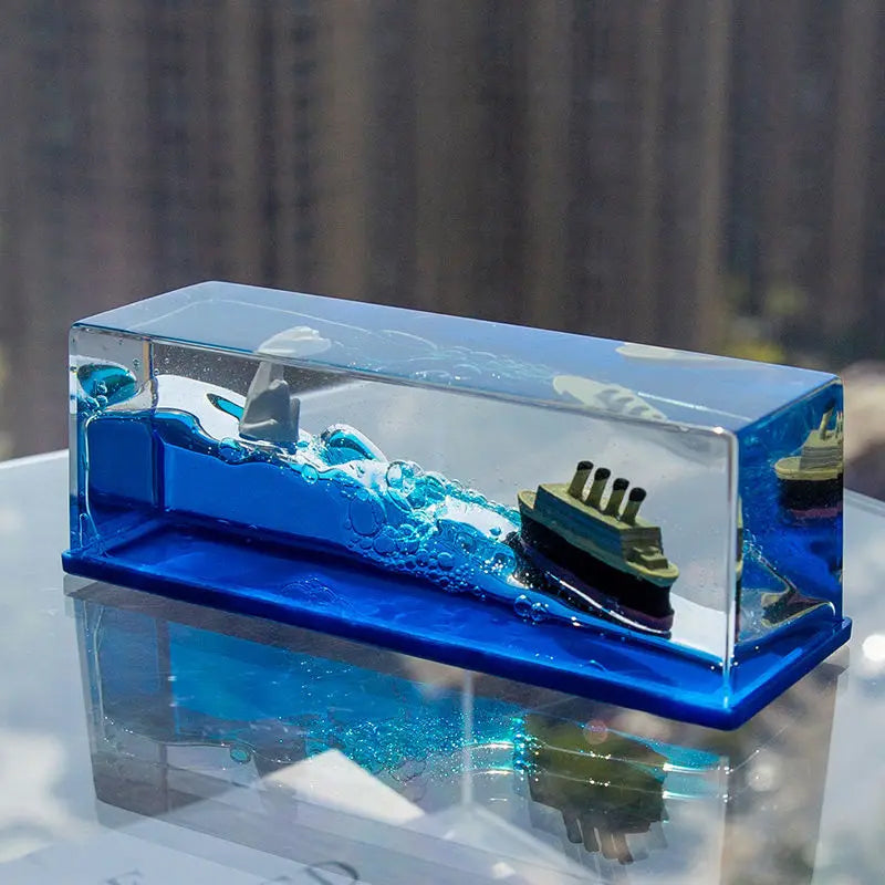 Cruise Ship Fluid Drift - Creative Burr-Free Never Sinking Ship