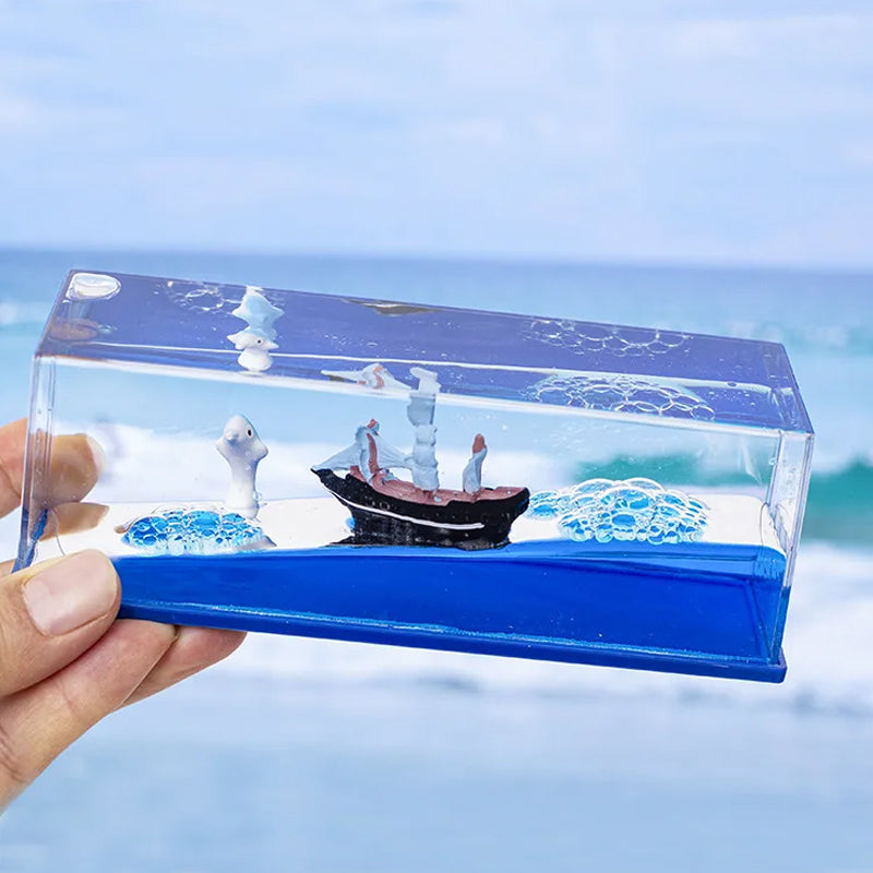 Cruise Ship Fluid Drift - Creative Burr-Free Never Sinking Ship