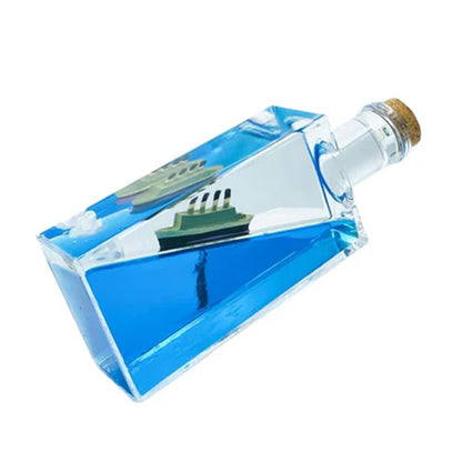 Cruise Ship Fluid Drift - Never Sinking Ship - Large Flat Bottle