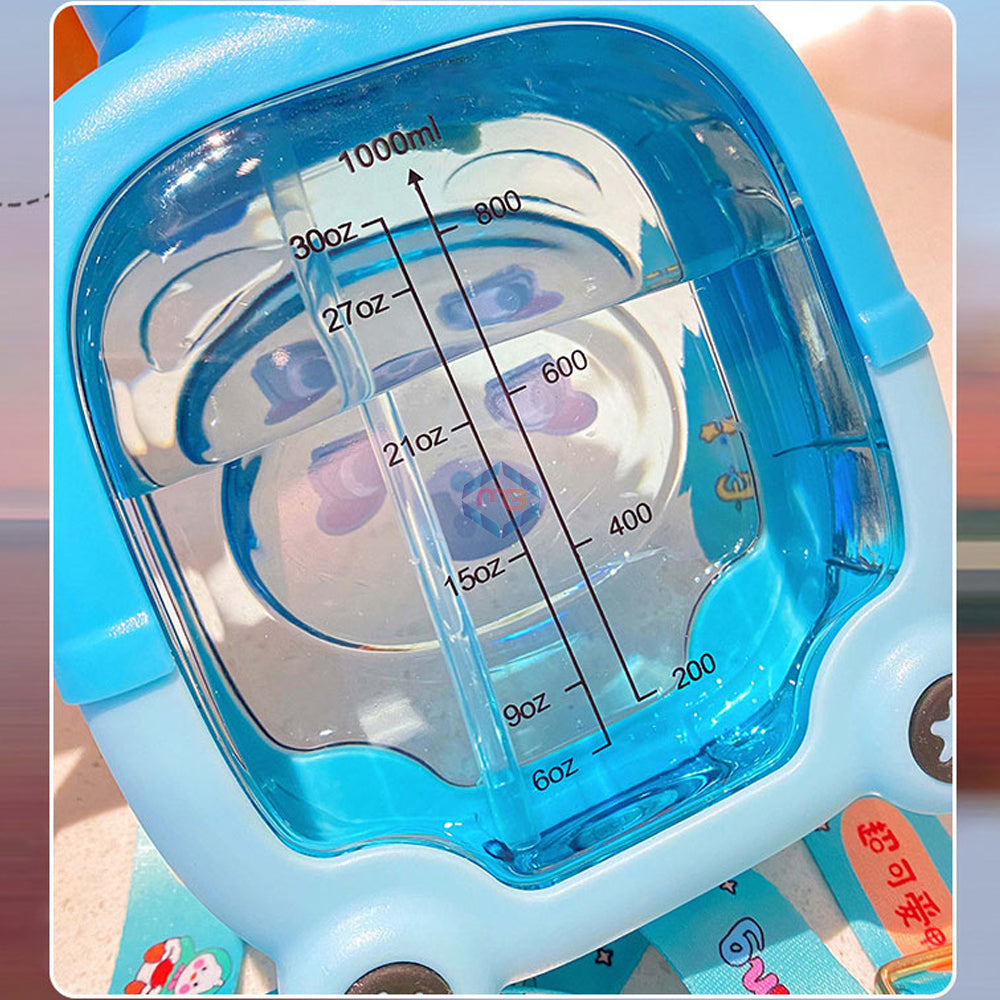 Cute Bear Water Bottle - 1000 ML