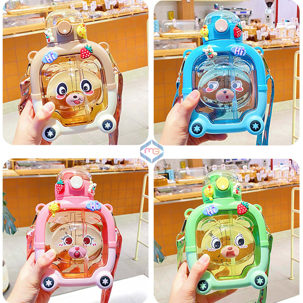 Cute Bear Water Bottle - 1000 ML