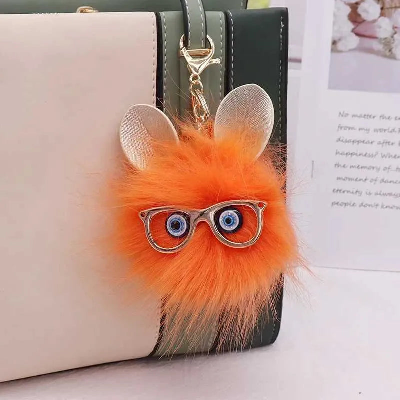 Cute Cat Ears Plush Keychain Online in Karachi Pakistan Madina Gift