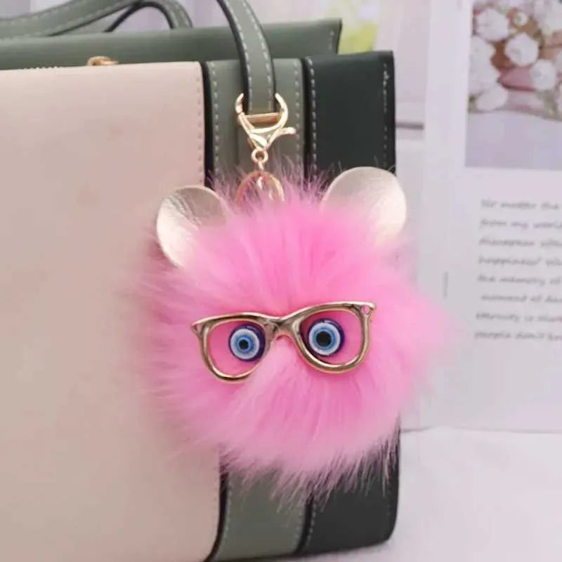 Cute Cat Ears Plush Keychain Online in Karachi Pakistan Madina Gift