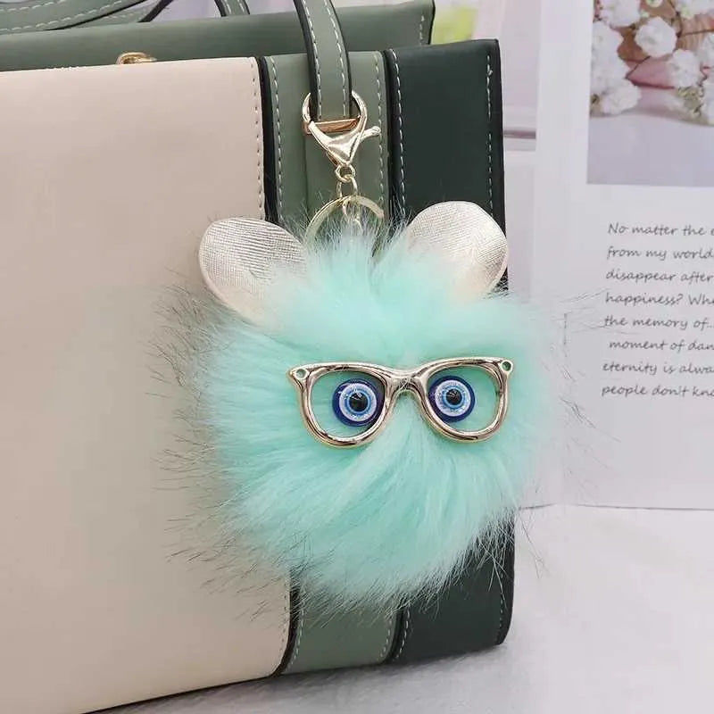 Cute Cat Ears Plush Keychain Online in Karachi Pakistan Madina Gift