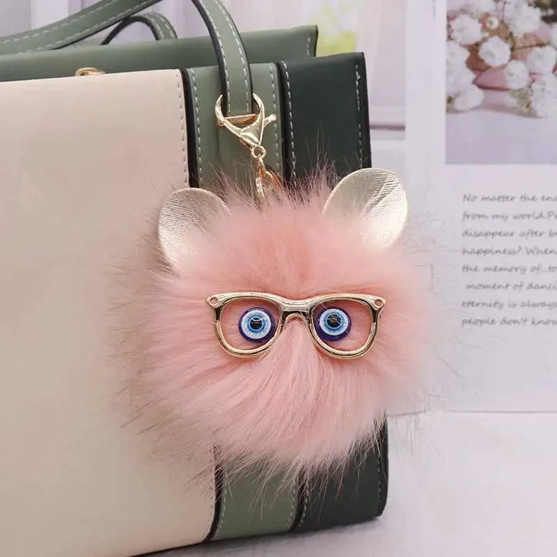 Cute Cat Ears Plush Keychain Online in Karachi Pakistan Madina Gift