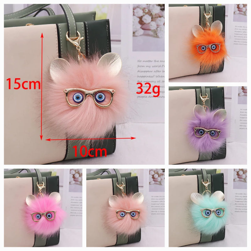 Cute Cat Ears Plush Keychain Online in Karachi Pakistan Madina Gift