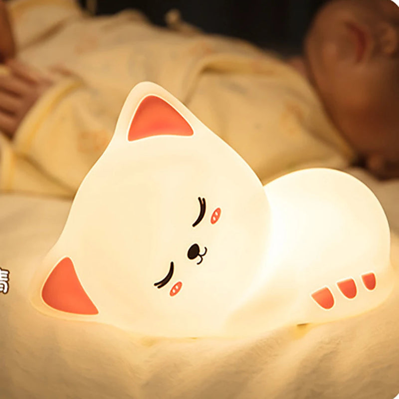Cute Cat Silicon Lamp Online in Karachi Pakistan Madina Gift