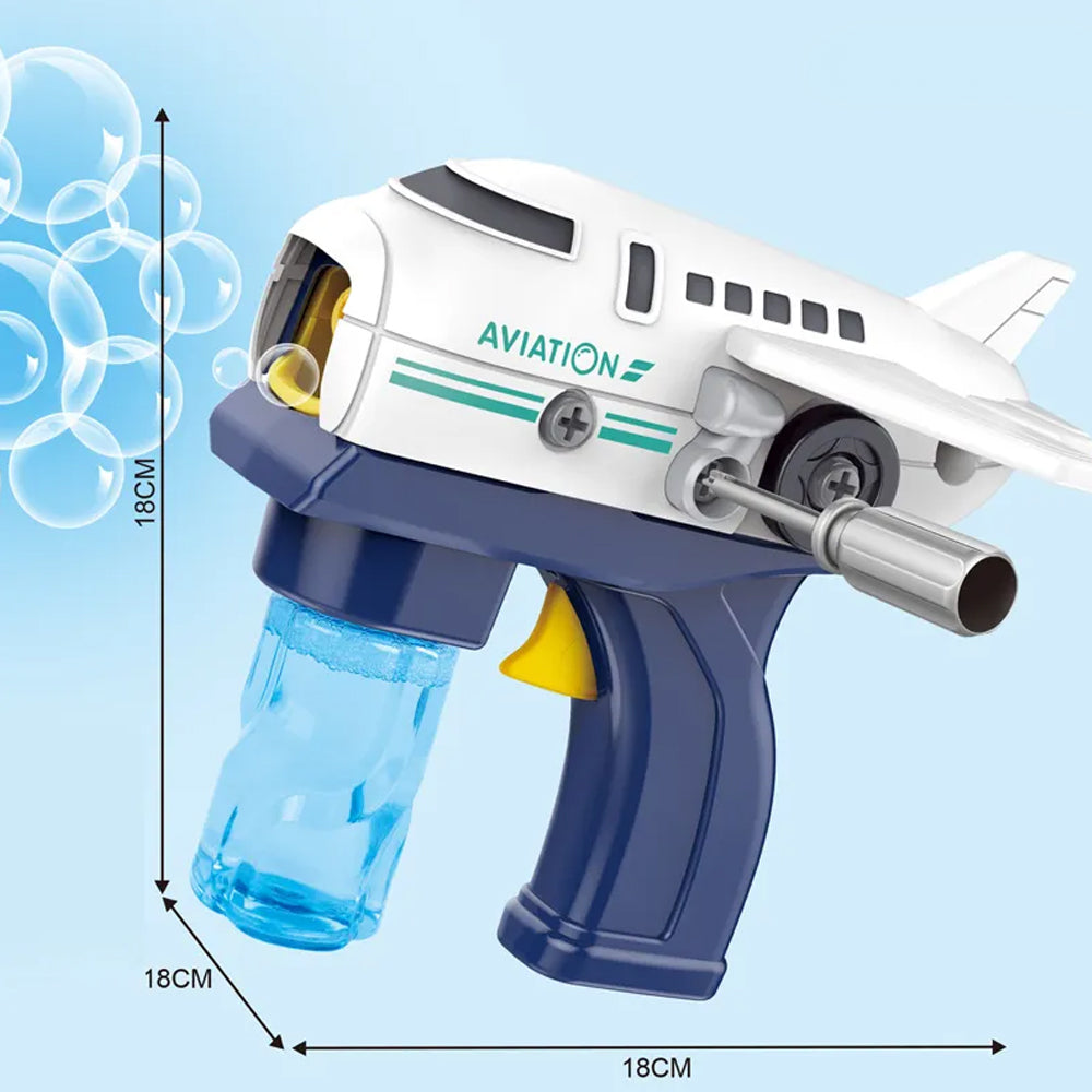 DIY Puzzle Aircraft Bubble Gun