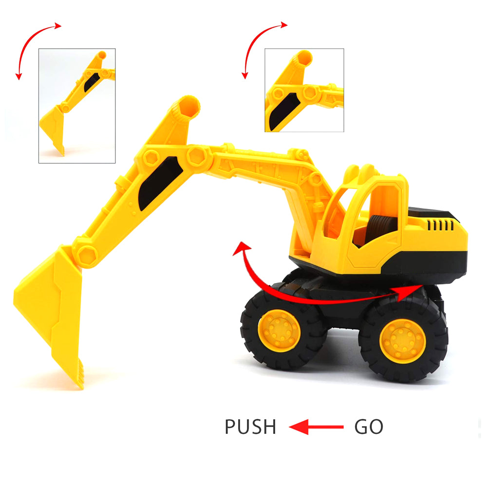 Daishin Push & Go Excavator Truck DX-88740D Exquisite Tough Madina Gift