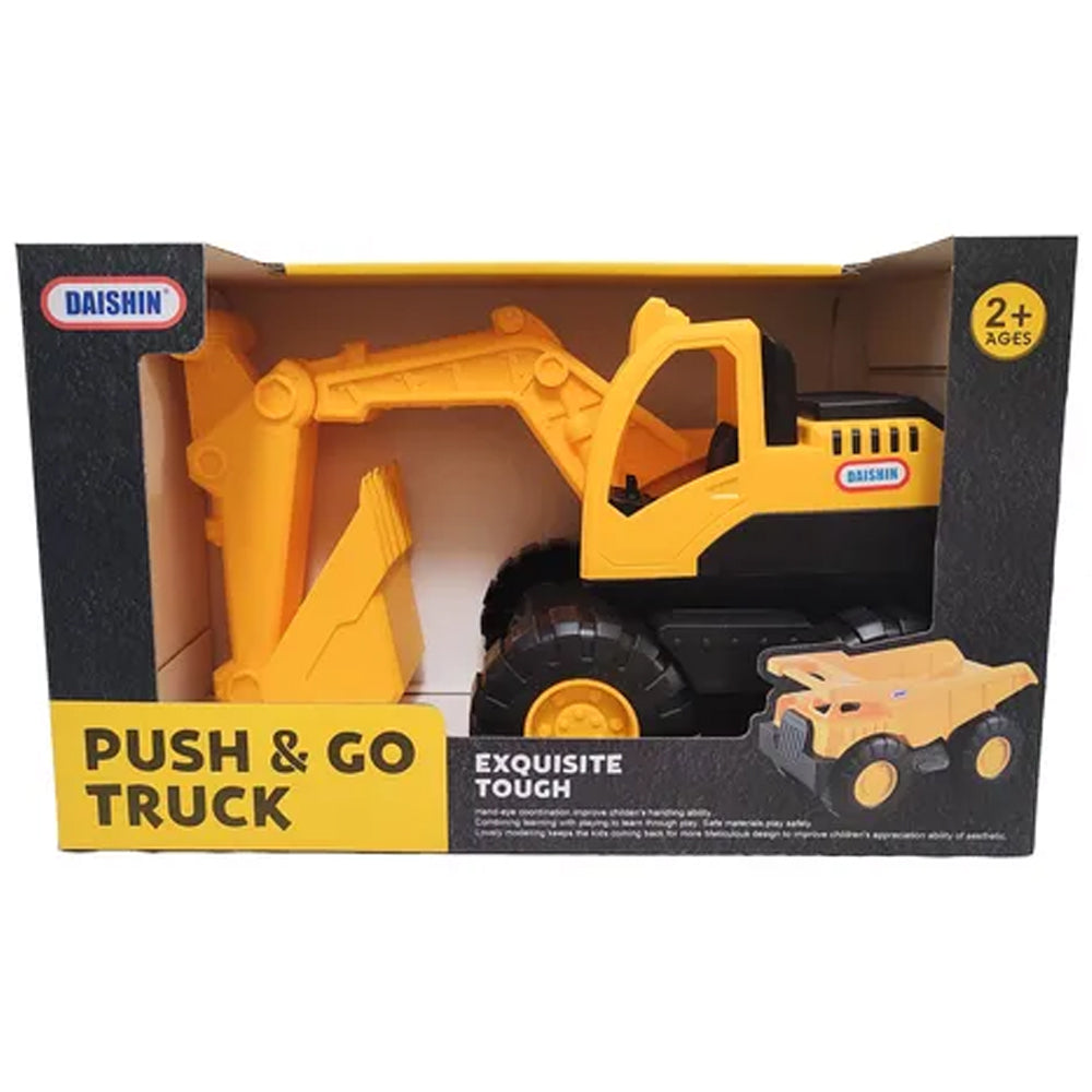 Daishin Push & Go Excavator Truck DX-88740D Exquisite Tough Madina Gift