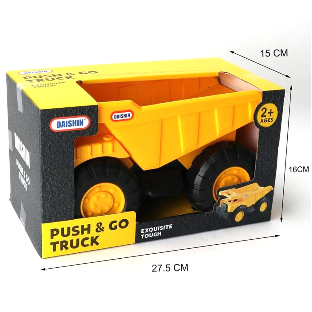 Daishin Push & Go Dump Truck DX88740F Exquisite Tough Madina Gift
