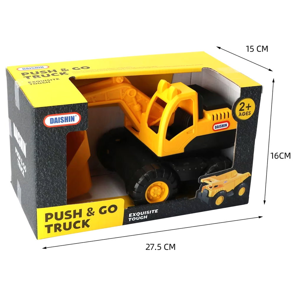 Daishin Push & Go Excavator Truck DX-88740D Exquisite Tough Madina Gift