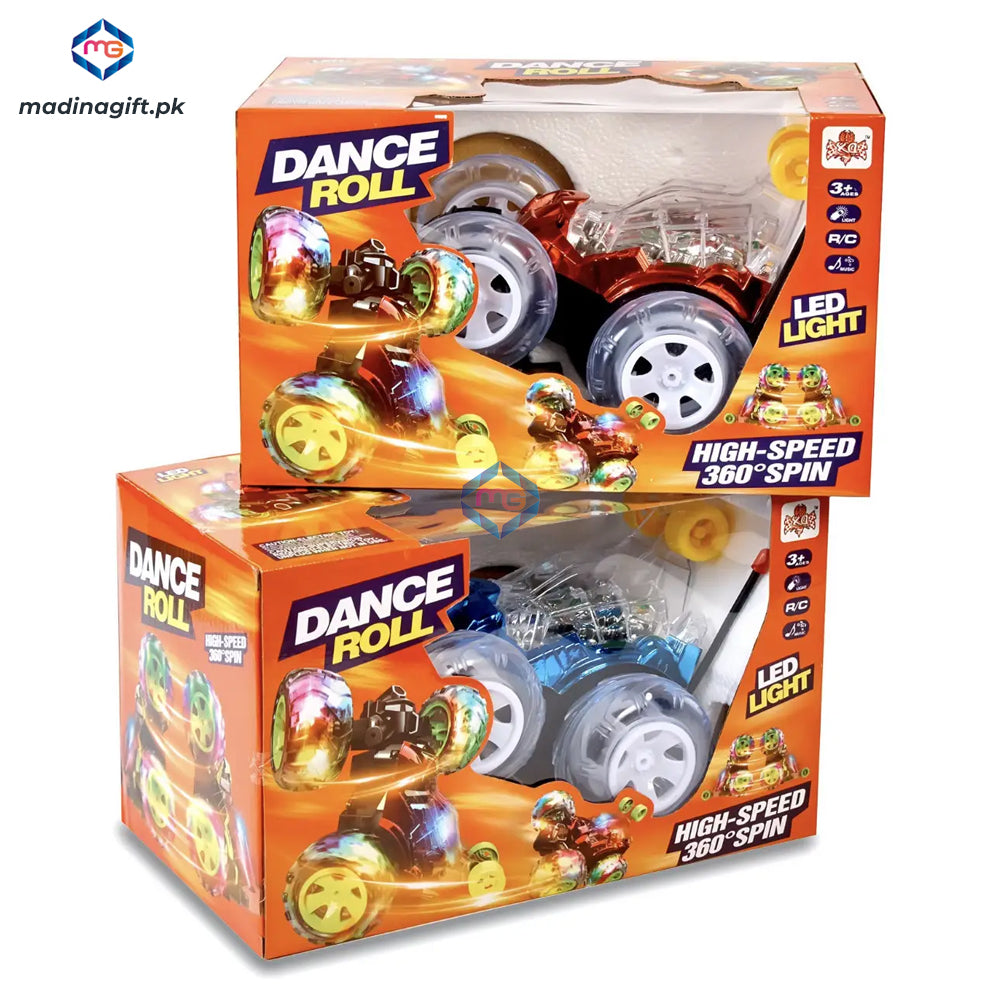 Dance Roll 360 Rotation Stunt Car - 898 - Madina Gift