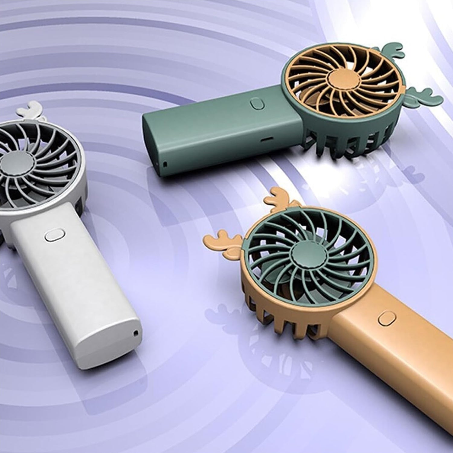 Deer Horn Handheld Mini Fan Madina Gift