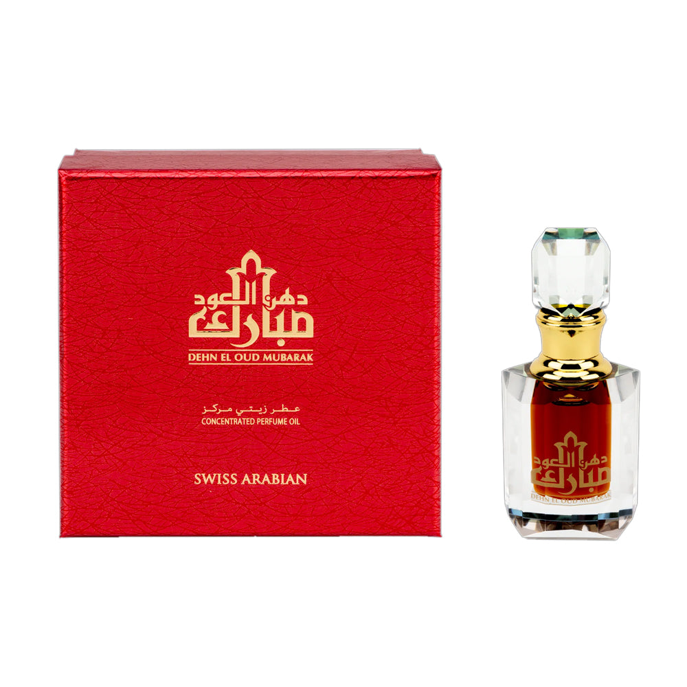 Dehn El Oud Mubarak 6 ML by Swiss Arabian Concentrated Perfume Oil Attar Madina Gift