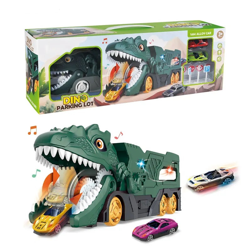 Dino Parking Lot TRex Transport Truck Playset 660-S113 Online in Karachi Pakistan Madina Gift