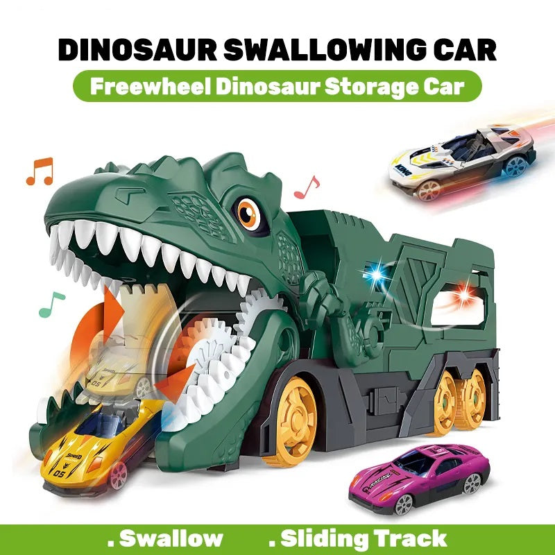 Dino Parking Lot TRex Transport Truck Playset 660-S113 Online in Karachi Pakistan Madina Gift