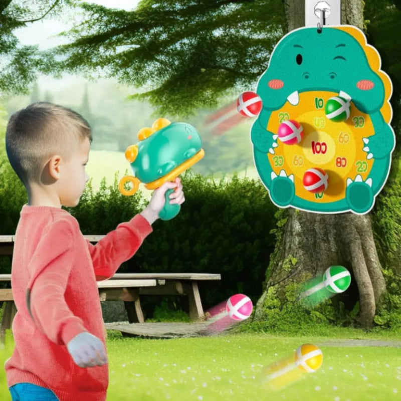 Dinosaur Sticky Ball Gun Target Game For Kids Online in Karachi Pakistan Madina Gift