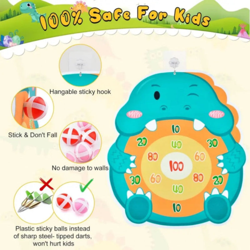 Dinosaur Sticky Ball Gun Target Game For Kids Online in Karachi Pakistan Madina Gift