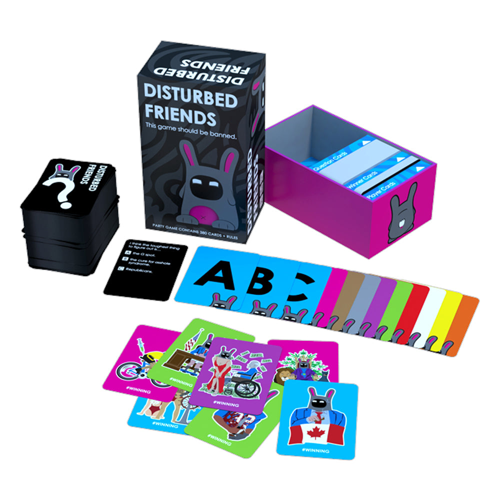 DISTURBED FRIENDS - The Wildly Inappropriate Adult Party Game - This Game Should Be Banned!