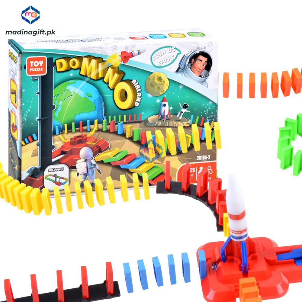 Domino Air-Land Space Rocket Educational Play Set - 2016A - Madina Gift