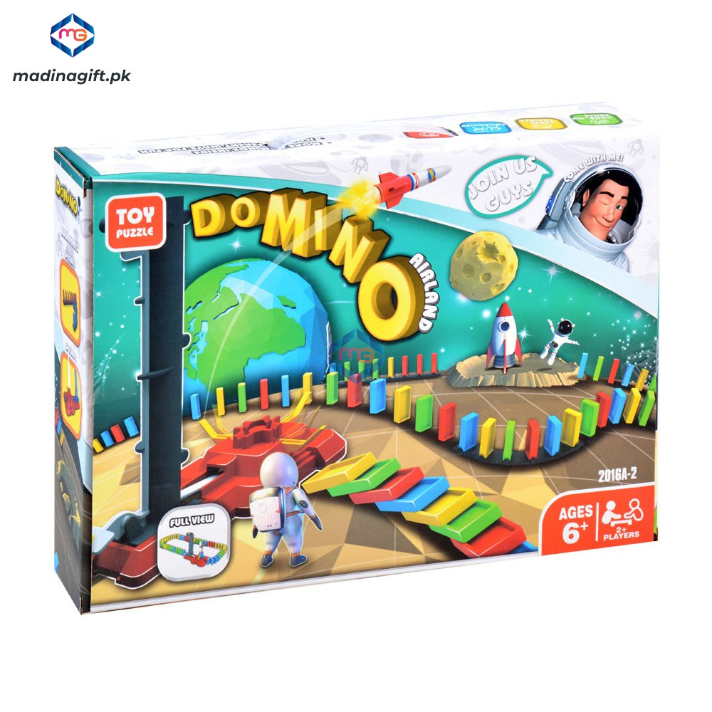 Domino Air-Land Space Rocket Educational Play Set - 2016A - Madina Gift