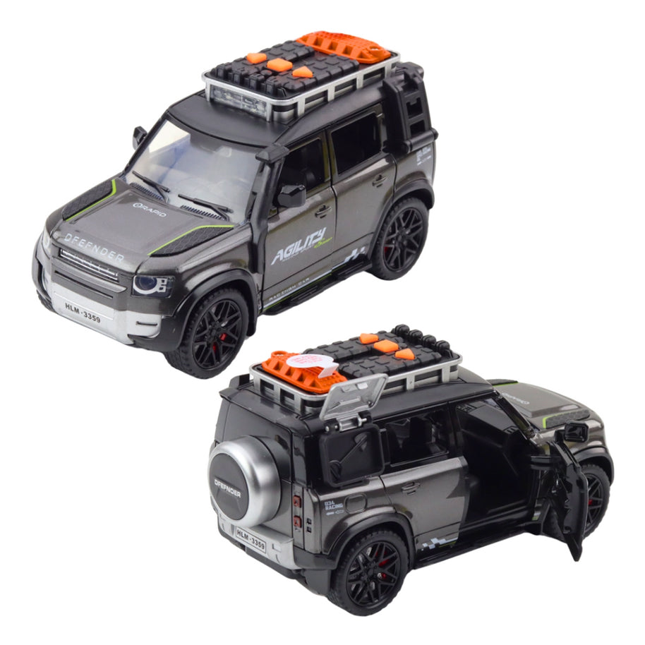 Land Rover Defender Diecast Friction Car With Lights & Sound Online in Karachi Pakistan Madina Gift