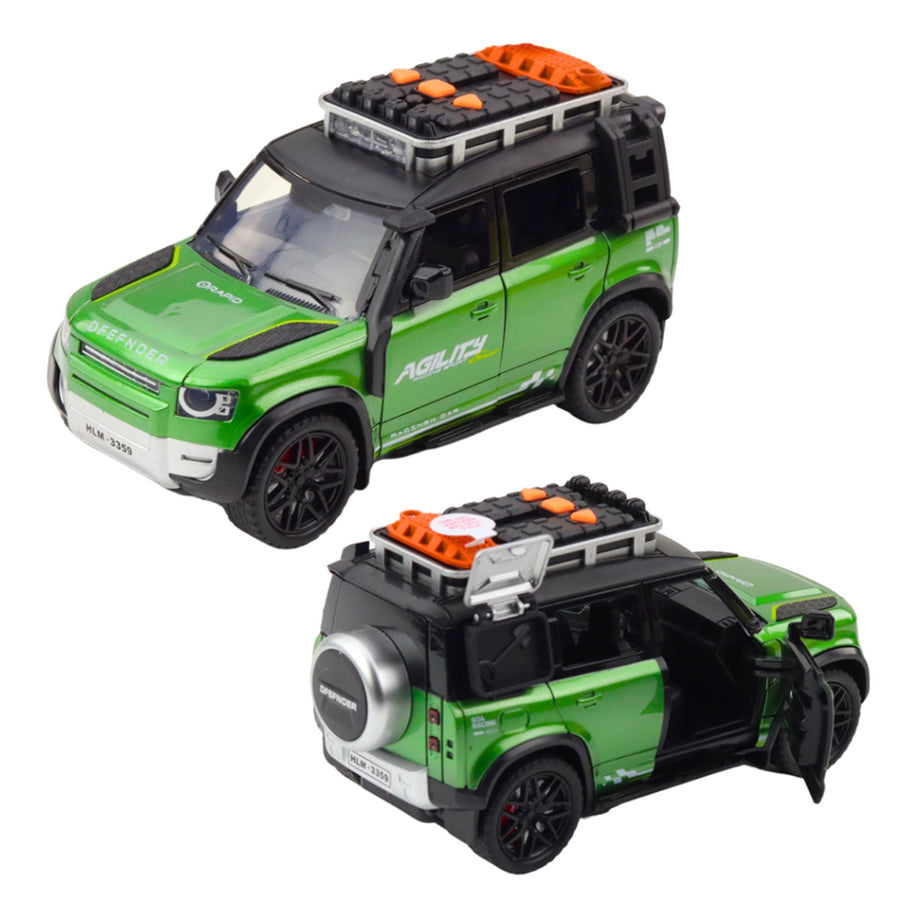 Land Rover Defender Diecast Friction Car With Lights & Sound Online in Karachi Pakistan Madina Gift