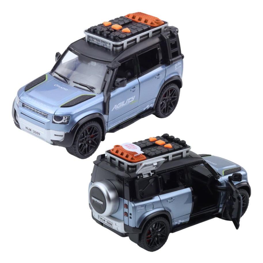 Land Rover Defender Diecast Friction Car With Lights & Sound Online in Karachi Pakistan Madina Gift