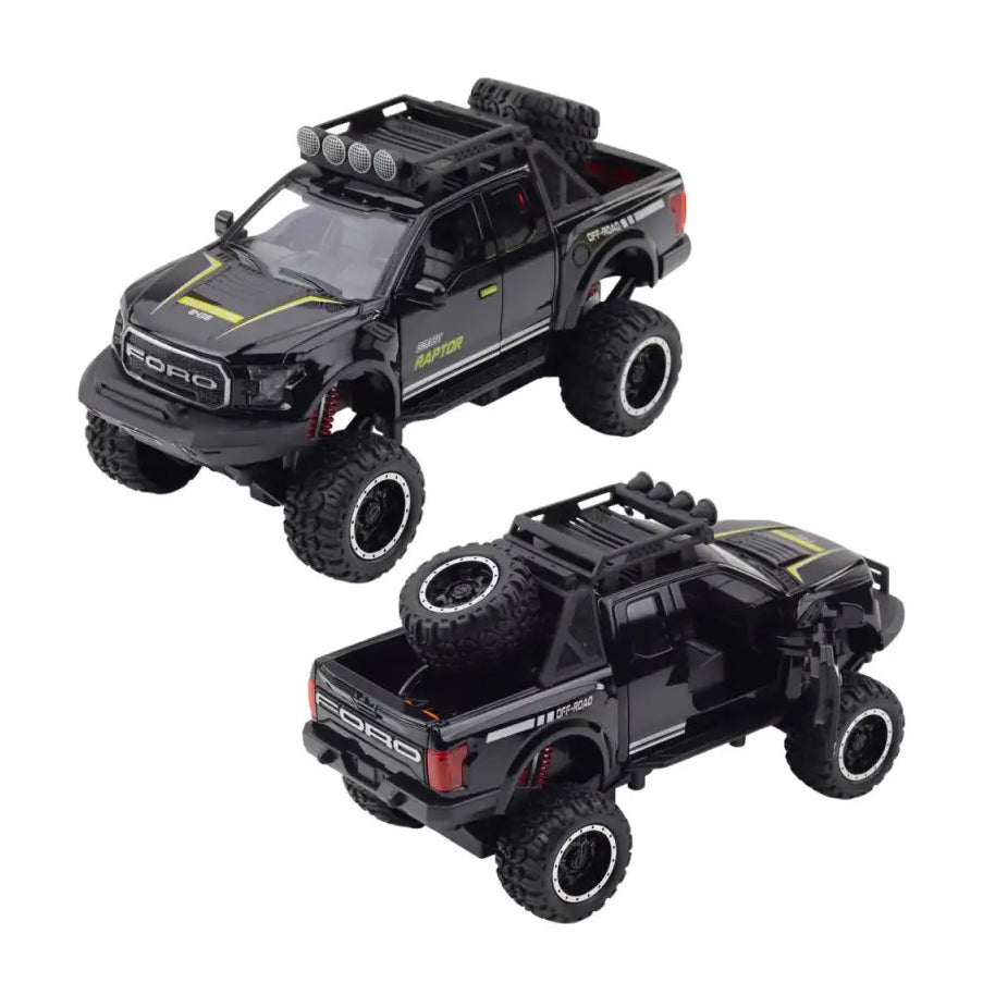 Ford Raptor Black Friction Off Road Car With Lights & Sound Online in Karachi Pakistan Madina Gift